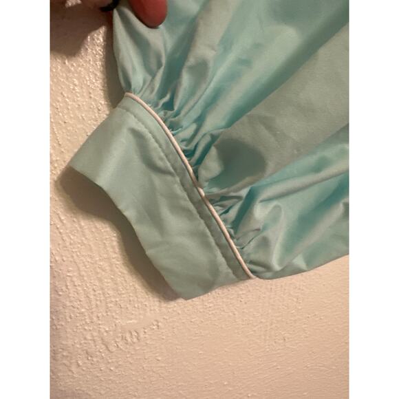 Vintage 60/70s Pierre Cardin House Coat Powder Blue Balloon Sleeves Quite Luxury - Picture 4 of 13